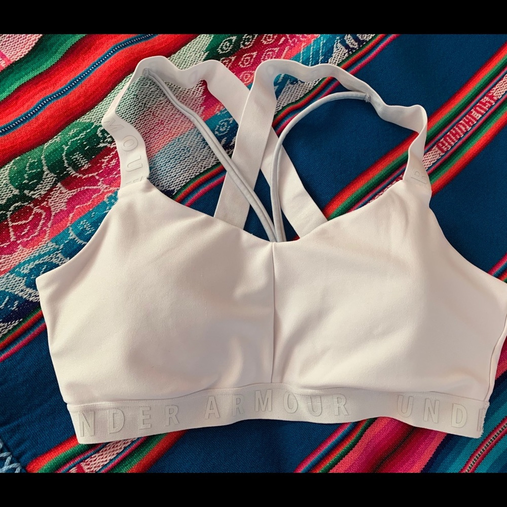 Low impact under armour strappy sports bra